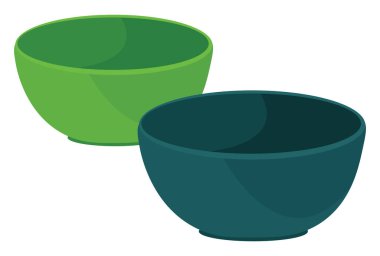 Geleneksel kaseler, illüstrasyon, beyaz arkaplan üzerindeki vektör.