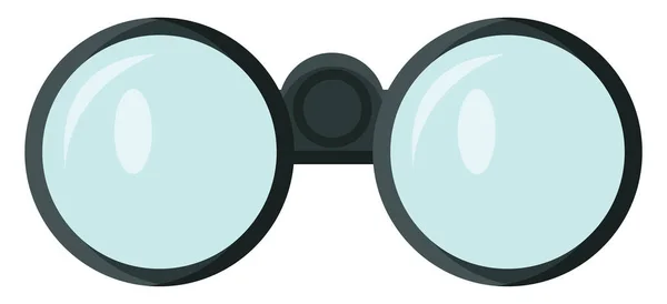 双眼鏡 イラスト 白い背景のベクトル — ストックベクタ