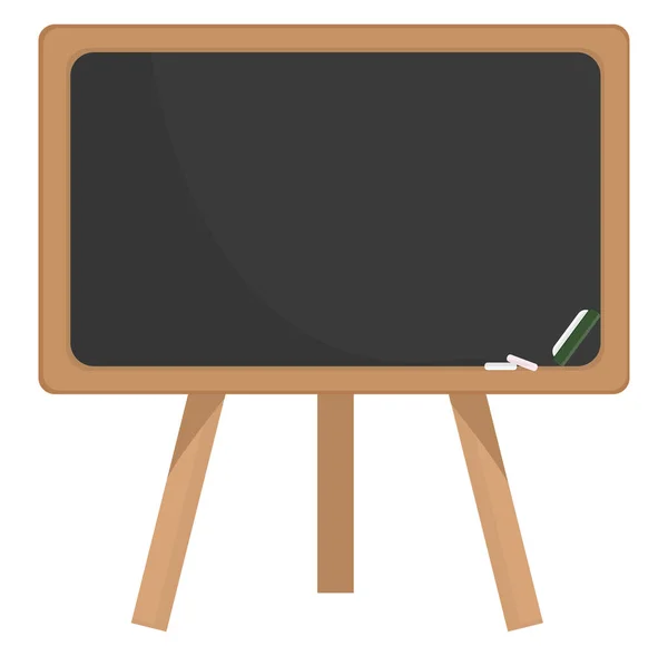 Educatief Schoolbord Illustratie Vector Een Witte Achtergrond — Stockvector