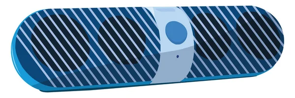 Haut Parleur Bluetooth Bleu Illustration Vecteur Sur Fond Blanc — Image vectorielle