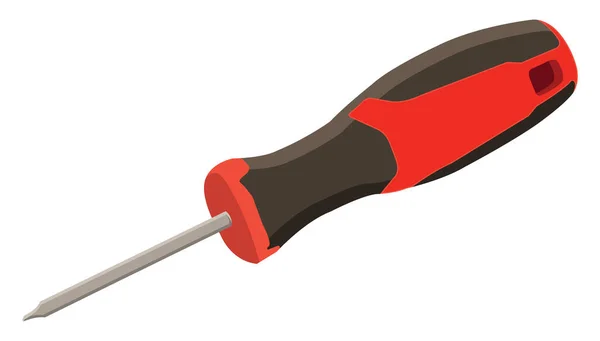 红色的Bradaw工具 白色背景上的向量 — 图库矢量图片
