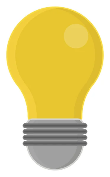 Energy Lightbulb Illustration Vector White Background — Stock Vector