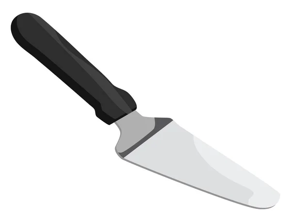 Kek Servis Bıçağı Illüstrasyon Beyaz Arkaplan Üzerinde Vektör — Stok Vektör