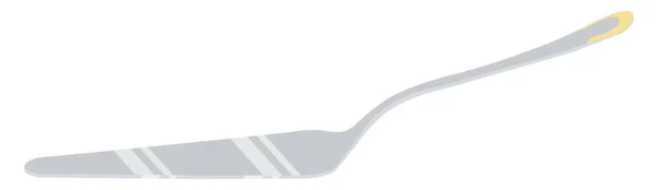 Silberkuchenschneider Illustration Vektor Auf Weißem Hintergrund — Stockvektor