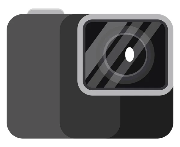 Wasserdichte Kamera Illustration Vektor Auf Weißem Hintergrund — Stockvektor