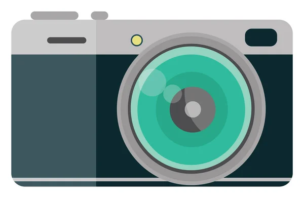 Photo Camera Illustration Vector White Background — Stock Vector