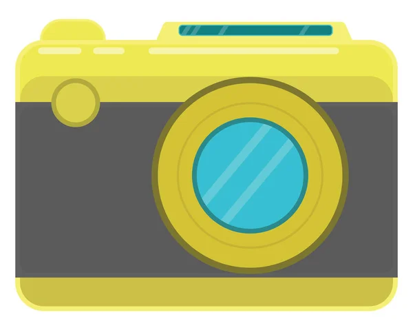 Κάμερα Μίας Χρήσης Εικονογράφηση Διάνυσμα Λευκό Φόντο — Διανυσματικό Αρχείο