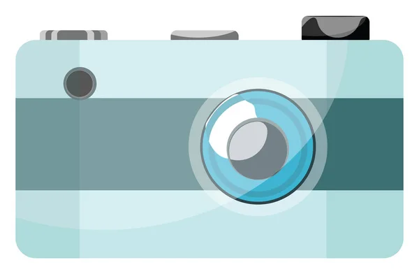 Professional Camera Illustration Vector White Background — Stock Vector