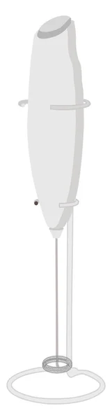カプチーノメーカー イラスト 白い背景のベクトル — ストックベクタ