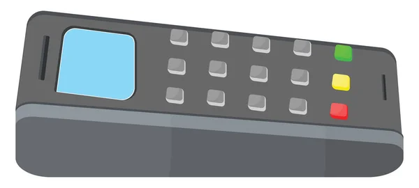 カードスワイプ機 イラスト 白い背景のベクトル — ストックベクタ