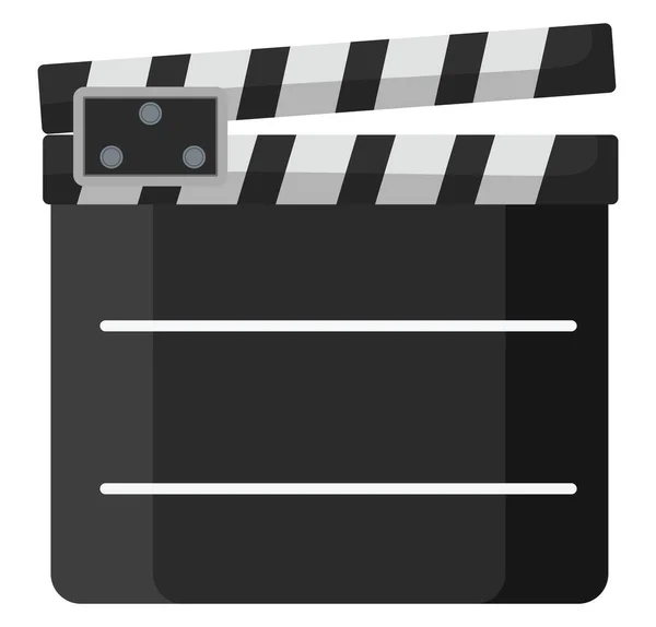 Filmtafel Illustration Vektor Auf Weißem Hintergrund — Stockvektor