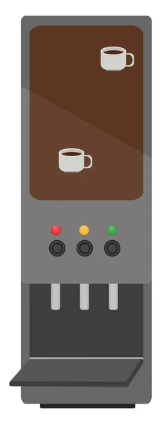 Espressomaschine Illustration Vektor Auf Weißem Hintergrund — Stockvektor