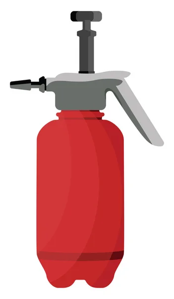 Gasfles Illustratie Vector Een Witte Achtergrond — Stockvector