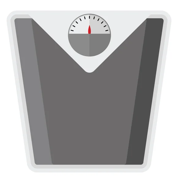 Digitale Gewichtsskala Illustration Vektor Auf Weißem Hintergrund — Stockvektor