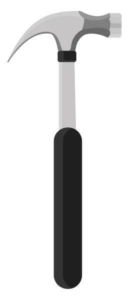 白色背景上的木匠锤 — 图库矢量图片