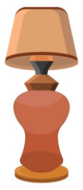 Antika lamba, illüstrasyon, beyaz arka planda vektör..