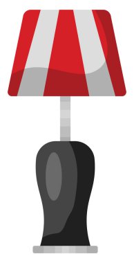 Sirk lambası, illüstrasyon, beyaz arkaplan üzerindeki vektör.