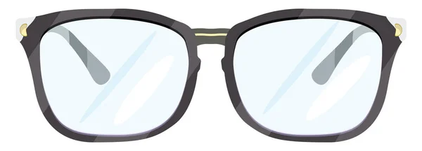 黒眼鏡イラスト白い背景のベクトル — ストックベクタ