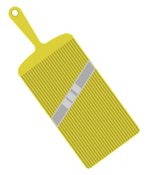 Gelber Mandolinenschneider Illustration Vektor Auf Weißem Hintergrund — Stockvektor