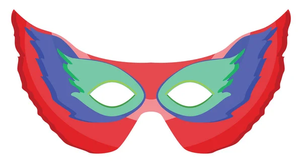 Colorful Mask Illustration Vector White Background — Stock Vector