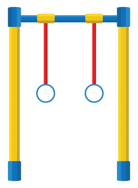 Oefenen Van Apenrepen Illustratie Vector Een Witte Achtergrond — Stockvector