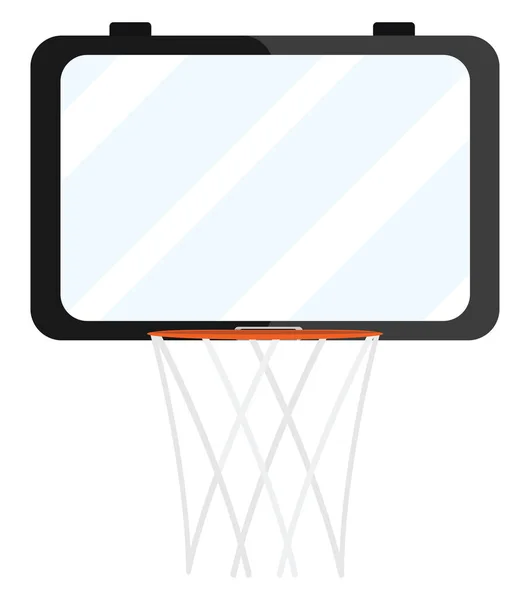 バスケットボールネット イラスト 白い背景のベクトル — ストックベクタ