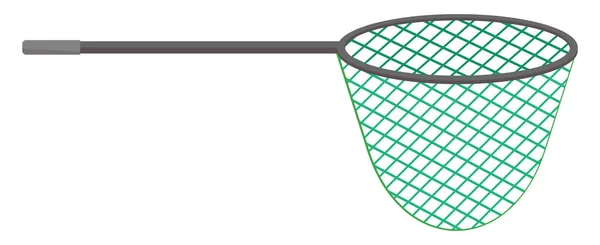 魚の網 イラスト 白い背景のベクトル — ストックベクタ