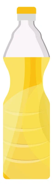 Ölflasche Illustration Vektor Auf Weißem Hintergrund — Stockvektor