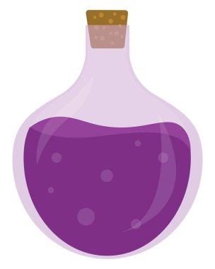 Konum şişesi, illüstrasyon, beyaz arkaplan üzerindeki vektör.