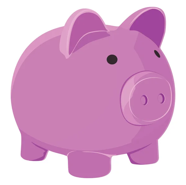 Sparschweininvestition Illustration Vektor Auf Weißem Hintergrund — Stockvektor