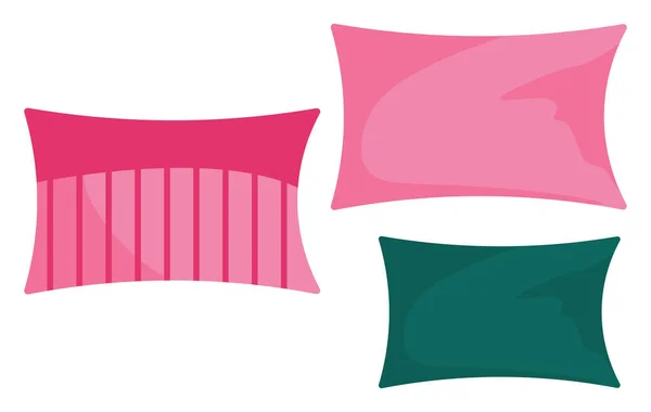 柔らかい枕 イラスト 白い背景のベクトル — ストックベクタ