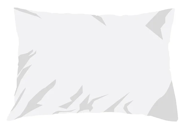 Sleeping Pillow Illustration Vector White Background — Stock Vector