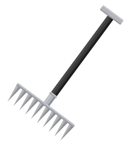 Raking Tool Illustration Vektor Auf Weißem Hintergrund — Stockvektor