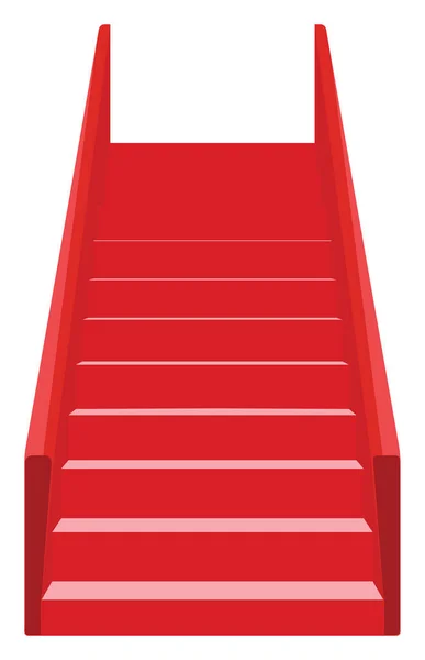 Rode Trap Illustratie Vector Een Witte Achtergrond — Stockvector
