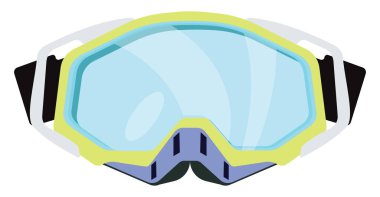 Dalış gözlüğü, illüstrasyon, beyaz arkaplan üzerindeki vektör.