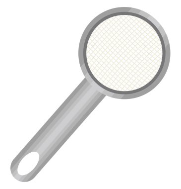 Çay süzgeci, illüstrasyon, beyaz arkaplandaki vektör.