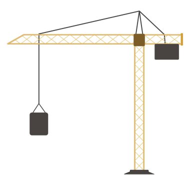 Kule vinci, illüstrasyon, beyaz arkaplan üzerindeki vektör.