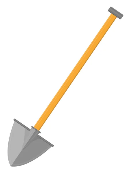 Agriculture Shovel Illustration Vector White Background — Stock Vector