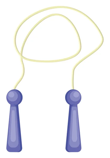 Purple Skipping Rope Illustration Vector White Background — Stock Vector