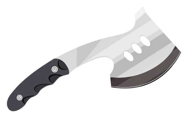 白色背景上的重金属斧头 — 图库矢量图片