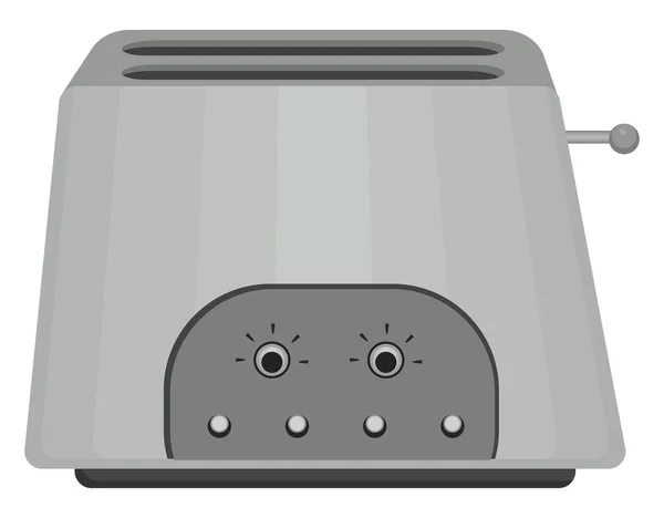 Küchentoaster Illustration Vektor Auf Weißem Hintergrund — Stockvektor