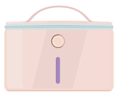 UV ışık çantası, illüstrasyon, beyaz arkaplan üzerindeki vektör.