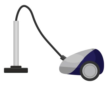 Mavi aşı temizleyici, illüstrasyon, beyaz arkaplan üzerinde vektör.