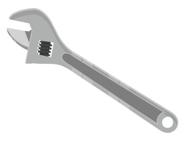 Araba anahtarı aracı, illüstrasyon, beyaz arkaplan üzerindeki vektör.