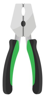 Beyaz arkaplanda tel kesiciler, illüstrasyon, vektör.