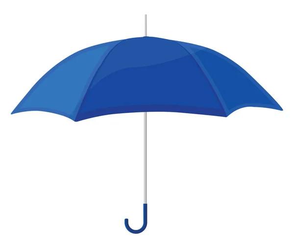 青い傘 イラスト 白い背景のベクトル — ストックベクタ
