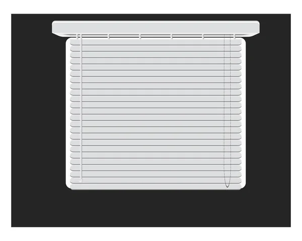 Geschlossenes Fenster Illustration Vektor Auf Weißem Hintergrund — Stockvektor