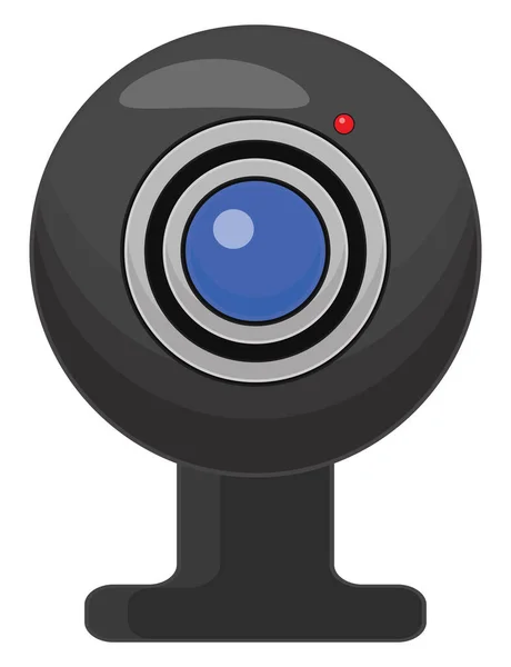 Digitale Webcam Illustratie Vector Een Witte Achtergrond — Stockvector