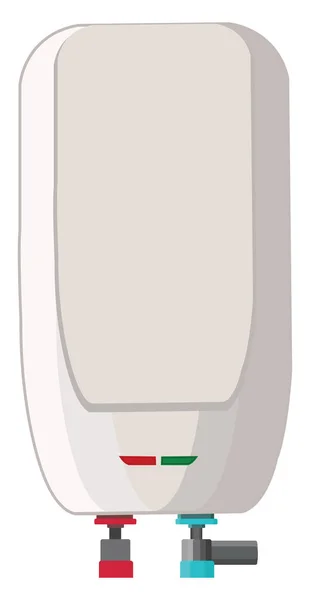 Weißwasser Geysir Illustration Vektor Auf Weißem Hintergrund — Stockvektor
