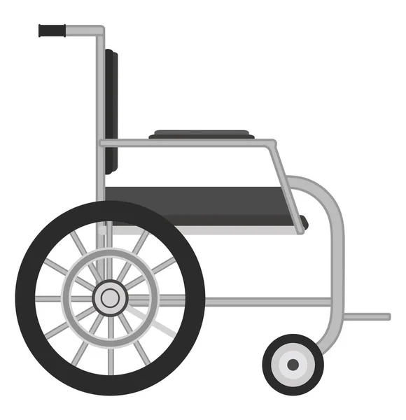 Tekerlekli Sandalye Illüstrasyon Beyaz Arkaplandaki Vektör — Stok Vektör